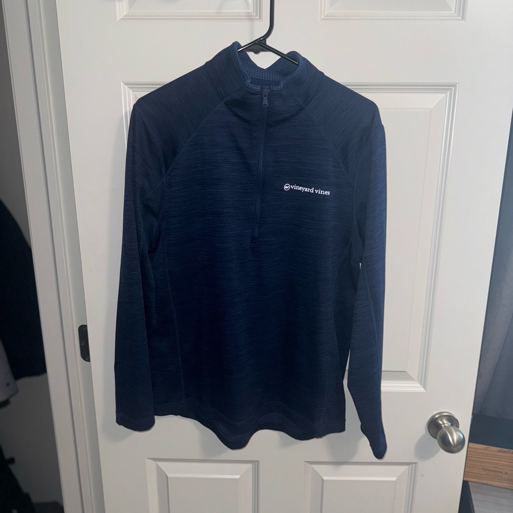 Vineyard Vines Sankaty 1/4 Zip (Navy) - Size M